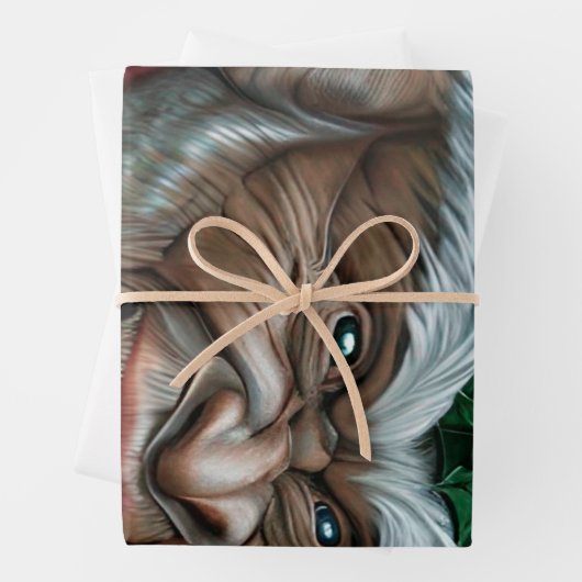 Krampus Christmas Jigsaw Puzzle Postcard Food Labr Geschenkpapier Set (Beispiel)