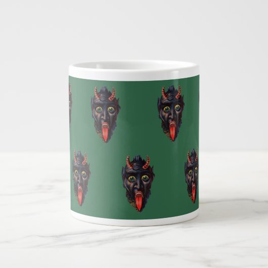 Krampus Christmas Jumbo-Tasse (Vorderseite)