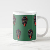 Krampus Christmas Jumbo-Tasse (Rechts)