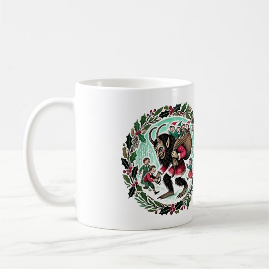 Krampus Christmas Kaffeetasse (Links)