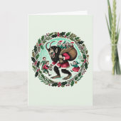 Krampus Christmas Karte (Vorderseite)