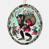 Krampus Christmas Keramik Ornament (Links)
