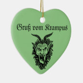 Krampus Christmas Keramik Ornament (Rechts)
