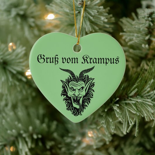 Krampus Christmas Keramik Ornament (Baum)