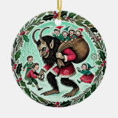 Krampus Christmas Keramik Ornament (Vorne)