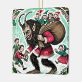 Krampus Christmas Keramikornament (Links)