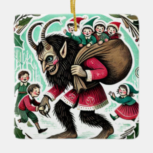 Krampus Christmas Keramikornament