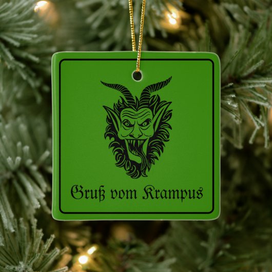 Krampus Christmas Keramikornament (Baum)