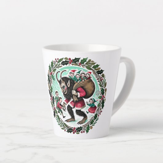 Krampus Christmas Milchtasse (Rechte Ecke)