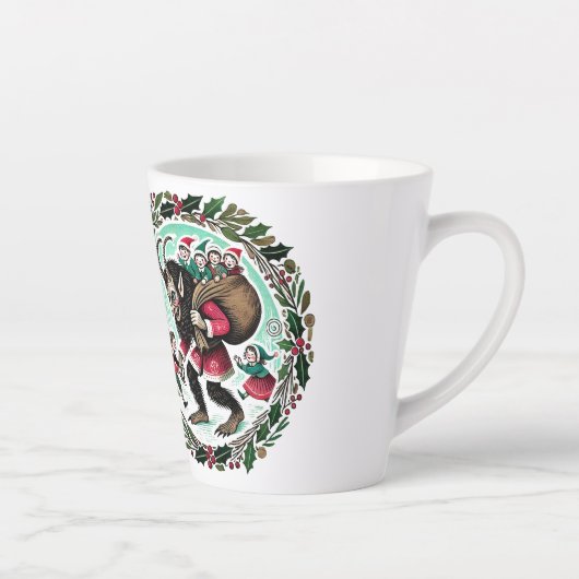 Krampus Christmas Milchtasse (Rechts)