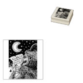 KRAMPUS CHRISTMAS NAUGHTLIST BRIEFMARKE GUMMISTEMPEL (Stempel)