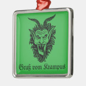Krampus Christmas Ornament Aus Metall (Links)