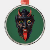 Krampus Christmas Ornament Aus Metall (Vorne)