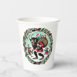Krampus Christmas Pappbecher