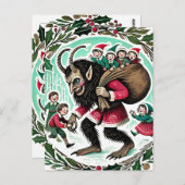 Krampus Christmas Postkarte (Vorne/Hinten)