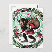 Krampus Christmas Postkarte (Vorne/Hinten)