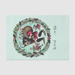 Krampus Christmas Seidenpapier