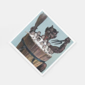 Krampus Christmas Serviette (Ecke)