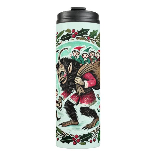 Krampus Christmas Thermosbecher (Vorderseite)