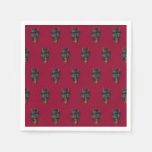 Krampus Cocktail Napkin Serviette (Vorderseite)