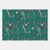 Krampus Collection Wrapping Paper | Dark Holiday Geschenkpapier Set (Vorderseite 3)
