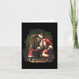 Krampus Dark Christmas Merry Krampus Holiday Horro Karte
