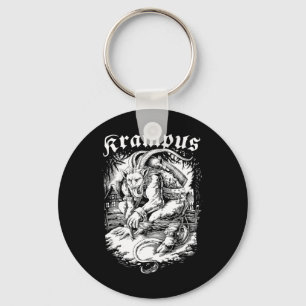 Krampus Design Weihnachtssaison Evil Pajama Xmas Schlüsselanhänger