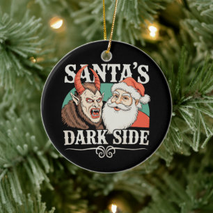 Krampus die dunkle Seite von Santa Krampusnacht We Keramik Ornament