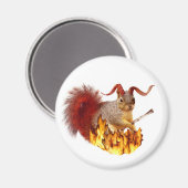 Krampus Eichhörnchenmagnet Magnet (Vorderseite/Rückseite)