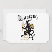 Krampus Einladung (Rückseite)