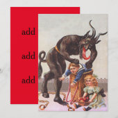 Krampus entführt Kinder (Vorne/Hinten)