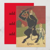 Krampus entführt Kinder (Vorne/Hinten)