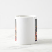 Krampus entführt Kinder Kaffeetasse (Mittel)