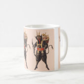 Krampus entführt Kinder mit der Rute Kaffeetasse (VorderseiteRechts)