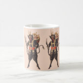 Krampus entführt Kinder mit der Rute Kaffeetasse (Mittel)