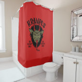 Krampus Face Naughty Duschvorhang (Beispiel)