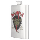 Krampus Face Naughty Flachmann (Links)