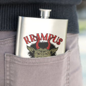 Krampus Face Naughty Flachmann (Beispiel)