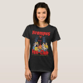 Krampus Fan-club Ugly Xmas German Christmas Demon  T-Shirt (Vorne ganz)