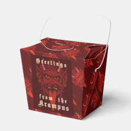 Krampus Favor Box Geschenkschachtel