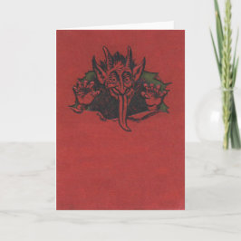 Krampus Feiertagskarte