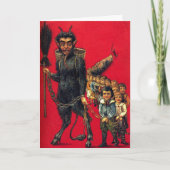 Krampus Feiertagskarte (Vorderseite)