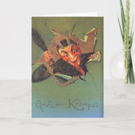 Krampus Feiertagskarte