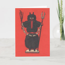 Krampus Feiertagskarte