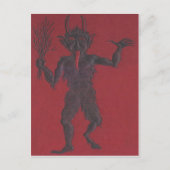 Krampus Feiertagspostkarte (Vorderseite)
