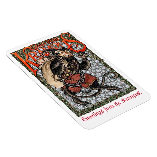 "Krampus" Flexible Magnet (Rechte Seite)