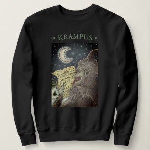 KRAMPUS FRECHE LISTE, WEIHNACHTSSweatshirt Frauen Sweatshirt