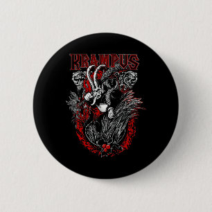 Krampus Frohe Weihnachtsfeiertage Weihnachten Horr Button