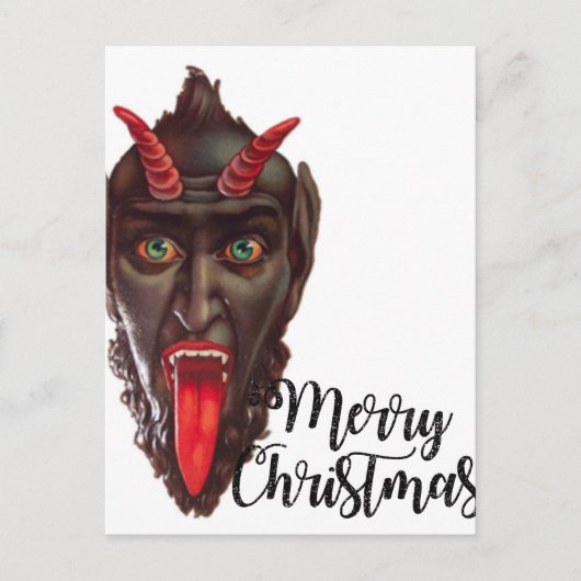 Krampus fröhliche Weihnachten (Vorderseite)