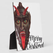 Krampus fröhliche Weihnachten Fotoplatte (Seite)